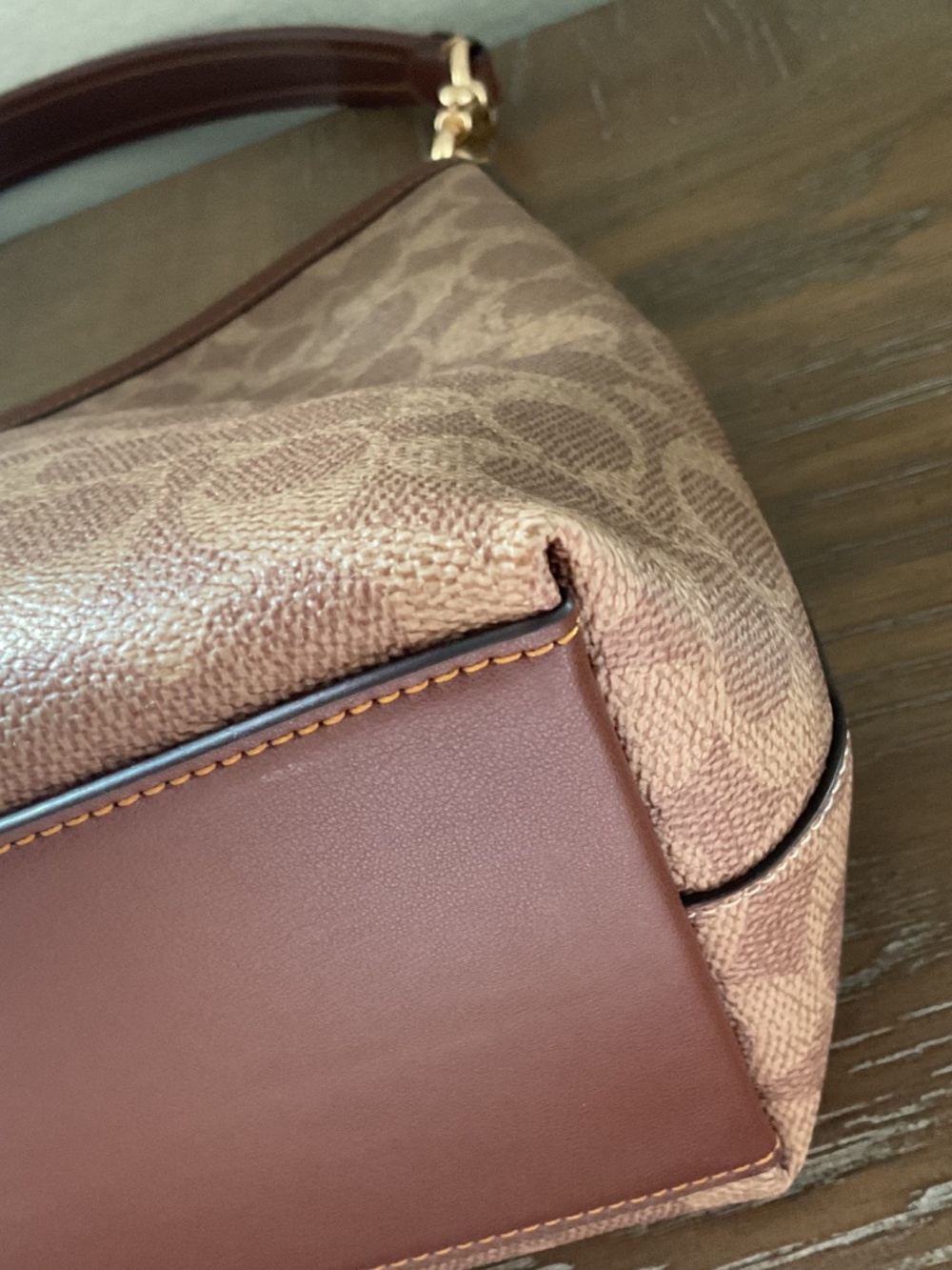 Coach Laurel Shoulder Bag-Signature Canvas with Bag Charm - Picture 12 of 15